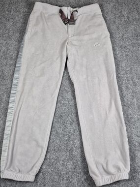 ​Nike SB Polar Sherpa Fleece Pants Grey Mens Medium Skateboarding Buckle Belt